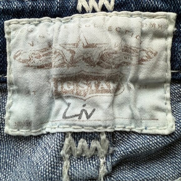 BIG⭐️STAR “Liv” Low Rise Flap Pocket Jeans 👖 Distressed Bootcut Denim Sz 25R - Picture 8 of 16